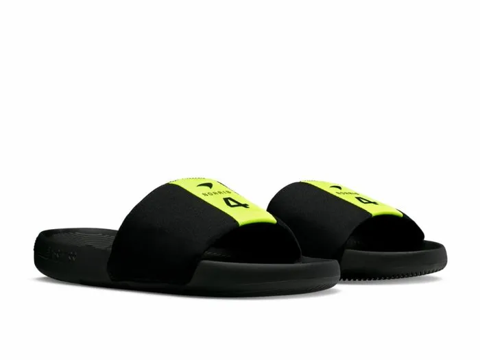 Men KSwiss Slides and Sandals SLIDE SANDAL LN X MCLAREN Blacksafety Yellow