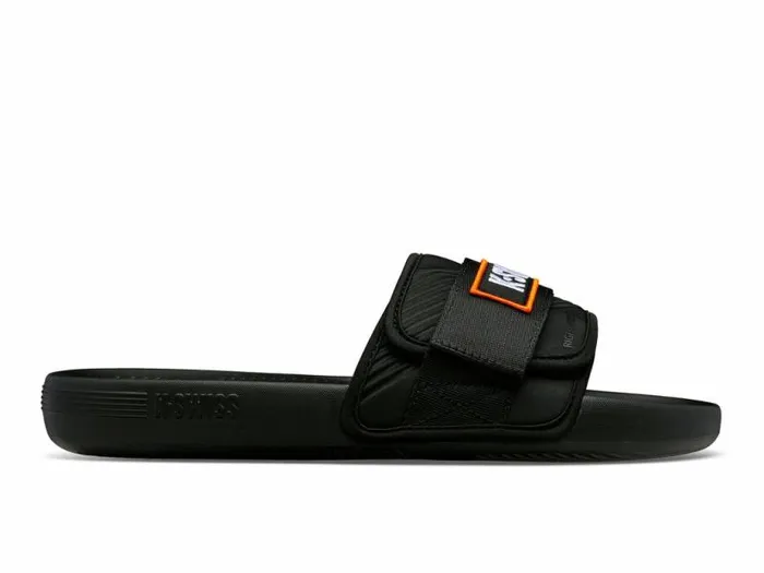 Men KSwiss Slides and Sandals STRAP SANDAL X MCLAREN Blackpapaya
