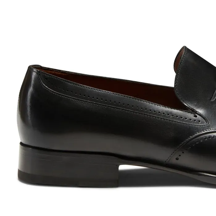 Men Leather And Suede Loafer Black Fratelli Rossetti Loafers Men Leather And Suede Loafer Black Fratelli Rossetti Loafers