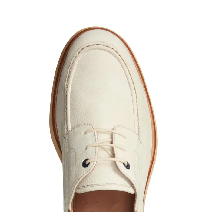 Men Leather LaceUp Shoe Ivory Fratelli Rossetti LaceUp Shoes Men Leather LaceUp Shoe Ivory Fratelli Rossetti LaceUp Shoes