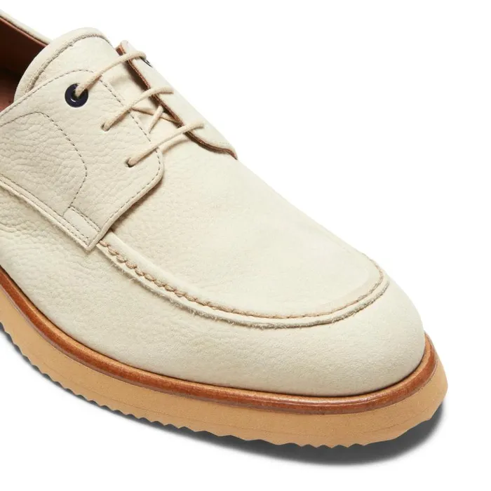 Men Leather LaceUp Shoe Ivory Fratelli Rossetti LaceUp Shoes Men Leather LaceUp Shoe Ivory Fratelli Rossetti LaceUp Shoes