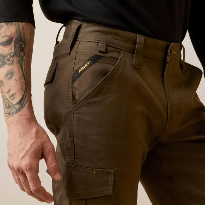Men Pants and Shorts Ariat Rebar M4 Relaxed Made Tough Cargo Straight Pant Wren Men Pants and Shorts Ariat Rebar M4 Relaxed Made Tough Cargo Straight Pant Wren