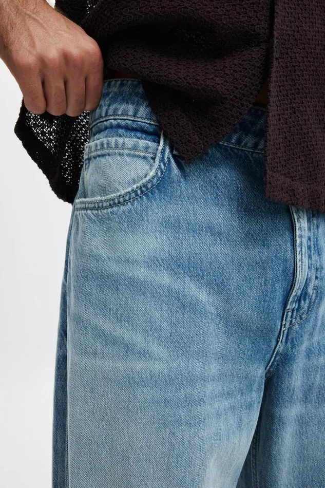 Men Pants Cotton On Baggy Jean Cannonball Blue Men Pants Cotton On Baggy Jean Cannonball Blue