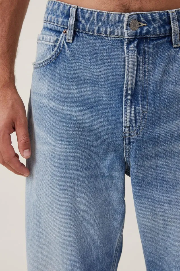Men Pants Cotton On Baggy Jean Cannonball Blue Men Pants Cotton On Baggy Jean Cannonball Blue