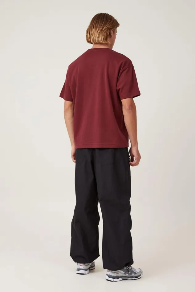 Men Pants Cotton On Parachute Field Pant Black Men Pants Cotton On Parachute Field Pant Black