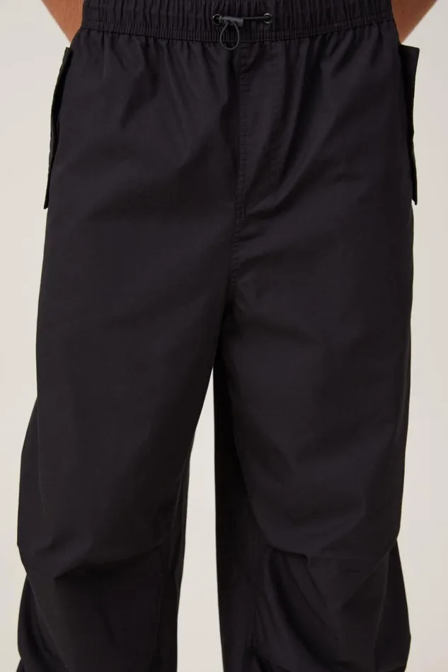 Men Pants Cotton On Parachute Field Pant Black Men Pants Cotton On Parachute Field Pant Black