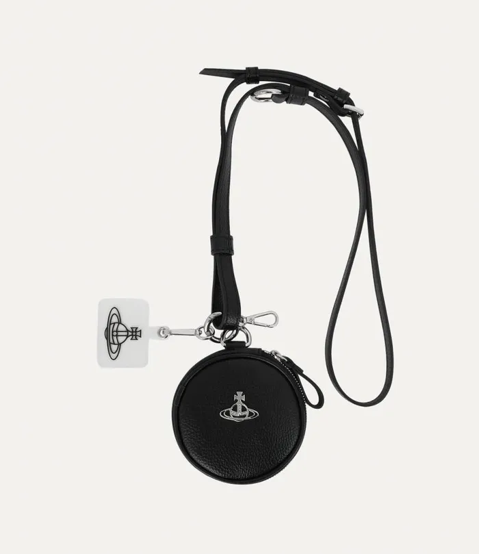 Men Phone Lanyard Black Vivienne Westwood Crossbody Bags