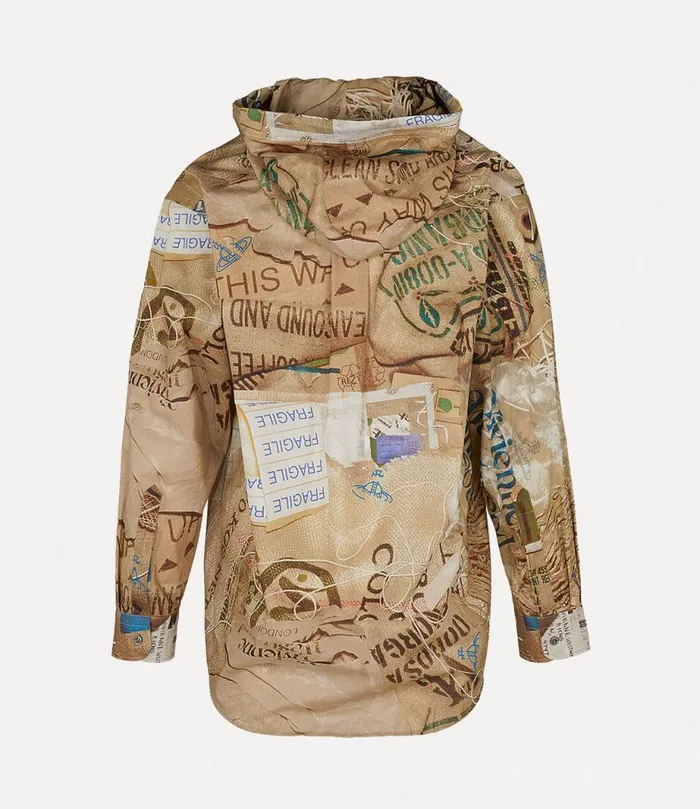 Men Rib Hoodie Shirt Trash Vivienne Westwood Shirts Men Rib Hoodie Shirt Trash Vivienne Westwood Shirts