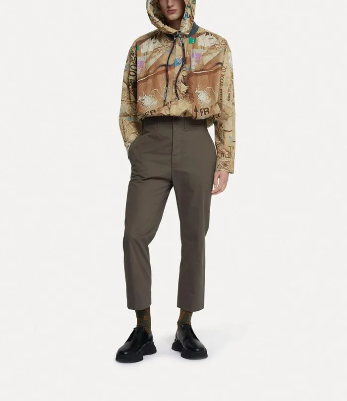 Men Rib Hoodie Shirt Trash Vivienne Westwood Shirts Men Rib Hoodie Shirt Trash Vivienne Westwood Shirts