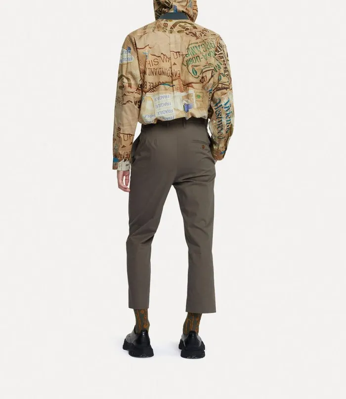 Men Rib Hoodie Shirt Trash Vivienne Westwood Shirts Men Rib Hoodie Shirt Trash Vivienne Westwood Shirts