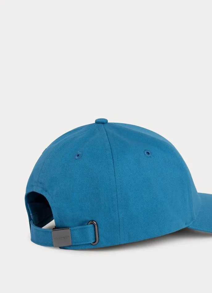 Men Scarves and Caps Hackett London Hackett Sport Baseball Cap Teal Blue