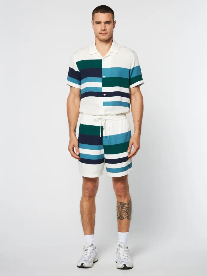 Men Shorts And Swim Sergio Tacchini Pennellata Short Gardenia Multi