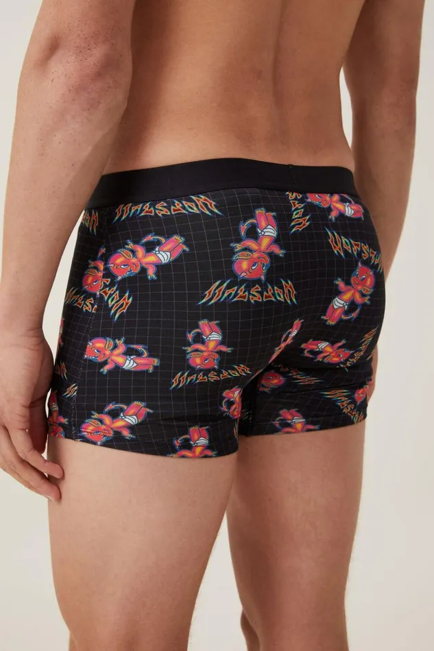Men Socks and Underwear Cotton On Mens Special Edition Trunks Lcn Uni Blackhot Stuff Chrome Men Socks and Underwear Cotton On Mens Special Edition Trunks Lcn Uni Blackhot Stuff Chrome