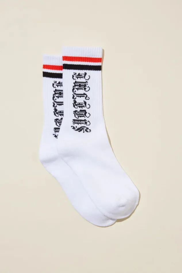 Men Socks and Underwear Cotton On Special Edition Sock Lcn Mt Whitesublime Logo