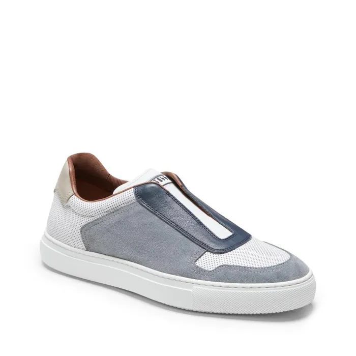 Men Suede And Leather Sneaker White Fratelli Rossetti Sneakers