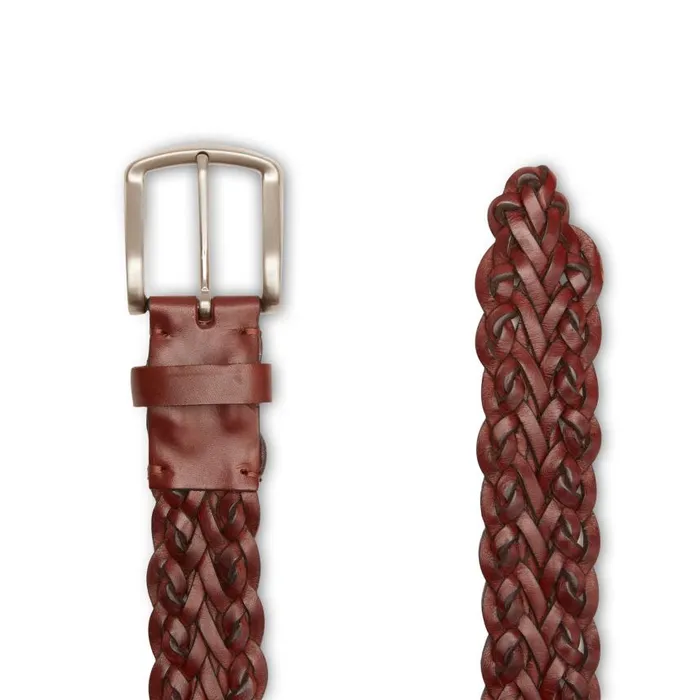 Men Suede Belt Mahogany Fratelli Rossetti Belts Men Suede Belt Mahogany Fratelli Rossetti Belts