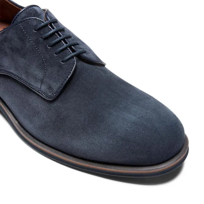 Men Suede LaceUp Shoe Navy Blue Fratelli Rossetti LaceUp Shoes Men Suede LaceUp Shoe Navy Blue Fratelli Rossetti LaceUp Shoes