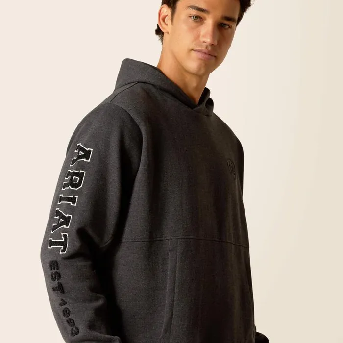 Men Sweatshirts and Hoodies Ariat Rabere Hoodie Charcoal Men Sweatshirts and Hoodies Ariat Rabere Hoodie Charcoal