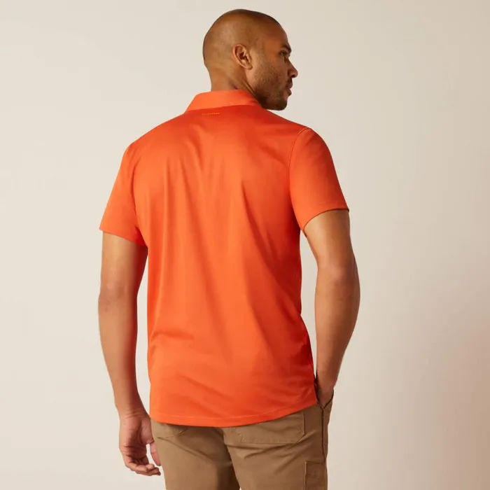 Men TShirts and Polos Ariat Rebar Foreman Orange Rust