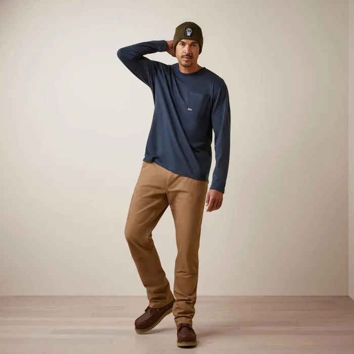 Men TShirts and Polos Ariat Rebar Workman Union Eagle Navy Men TShirts and Polos Ariat Rebar Workman Union Eagle Navy