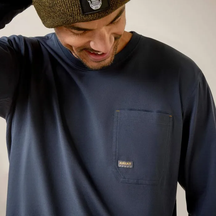 Men TShirts and Polos Ariat Rebar Workman Union Eagle Navy Men TShirts and Polos Ariat Rebar Workman Union Eagle Navy