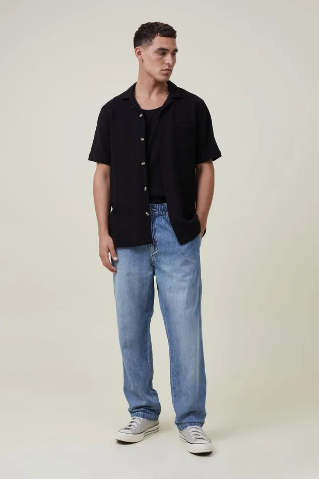 Men Tees and Tanks Cotton On Loose Fit Rib Tank Black Men Tees and Tanks Cotton On Loose Fit Rib Tank Black