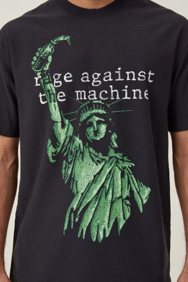 Men Tees and Tanks Cotton On Premium Loose Fit Music TShirt Lcn Wmg Washed Blackratm 8211 Liberty Men Tees and Tanks Cotton On Premium Loose Fit Music TShirt Lcn Wmg Washed Blackratm 8211 Liberty