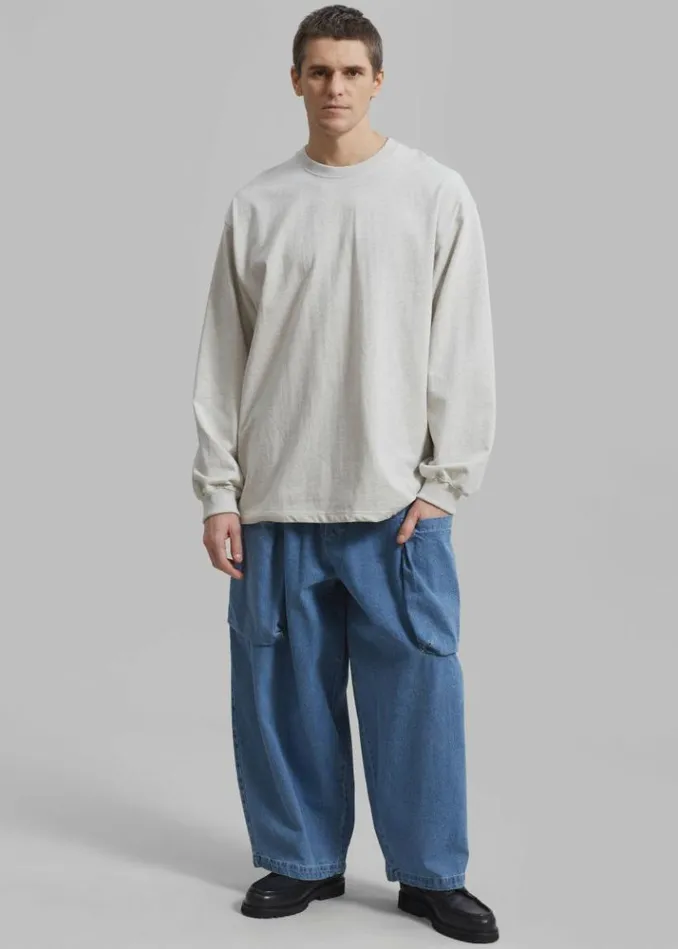 Men The Frankie Shop Cliff Denim Balloon Pants 8211 Worn Wash Worn Wash