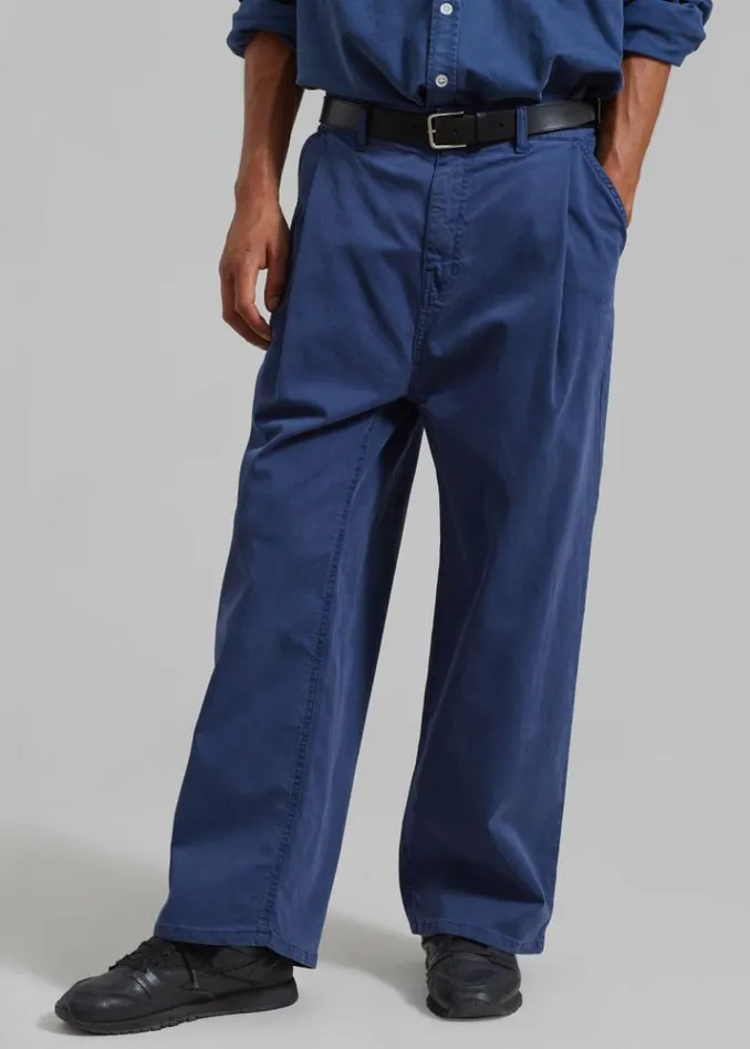 Men The Frankie Shop Drew Pants 8211 Blue Blue