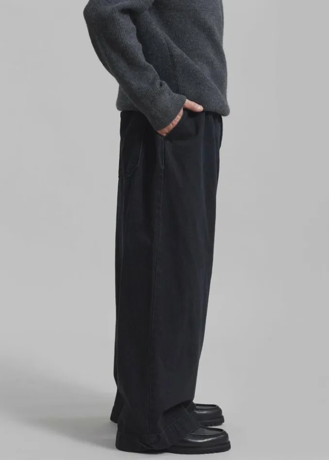 Men The Frankie Shop Graham Denim Pants 8211 Black Wash Black Wash
