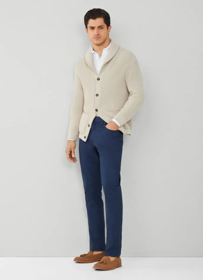 Men Trousers and Chinos Hackett London Regular Trinity Fit Trousers Navy Blazer Men Trousers and Chinos Hackett London Regular Trinity Fit Trousers Navy Blazer