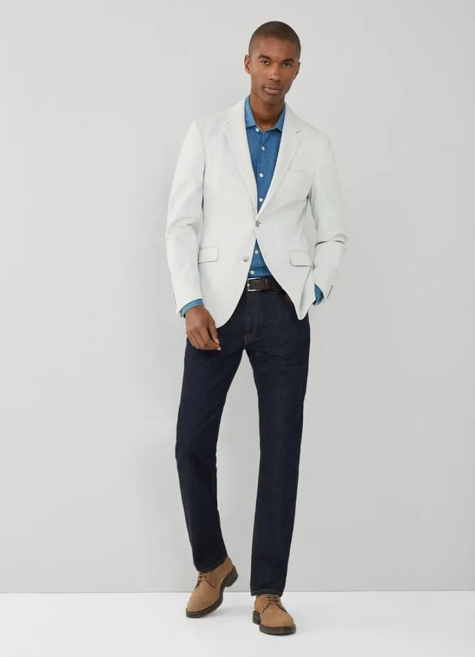 Men Trousers and Chinos Hackett London Slim Fit Stretch Jeans Denim Blue
