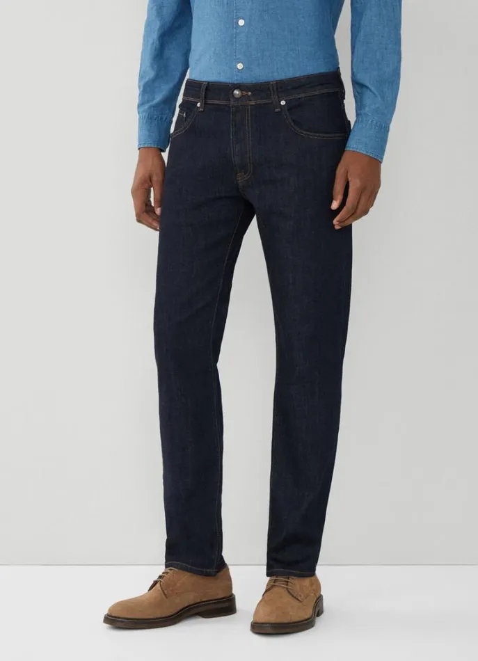 Men Trousers and Chinos Hackett London Slim Fit Stretch Jeans Denim Blue