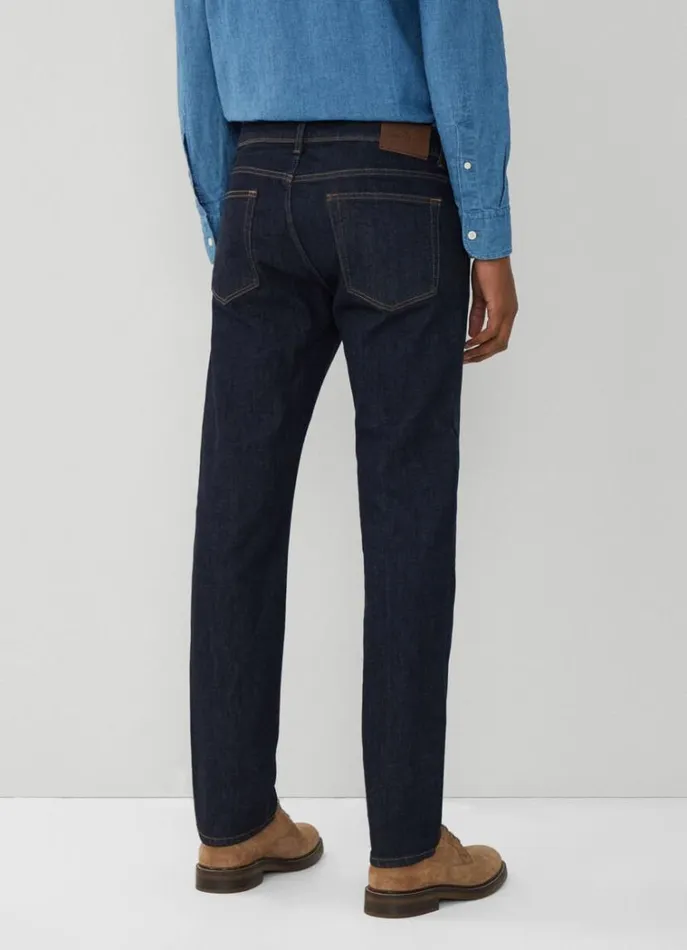 Men Trousers and Chinos Hackett London Slim Fit Stretch Jeans Denim Blue