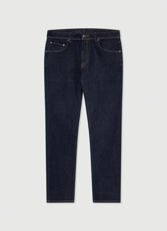 Men Trousers and Chinos Hackett London Slim Fit Stretch Jeans Denim Blue
