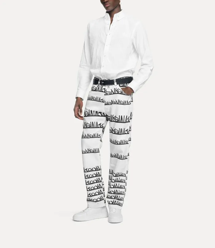 Men Two Button Krall Shirt Whitestripes Vivienne Westwood Shirts Men Two Button Krall Shirt Whitestripes Vivienne Westwood Shirts