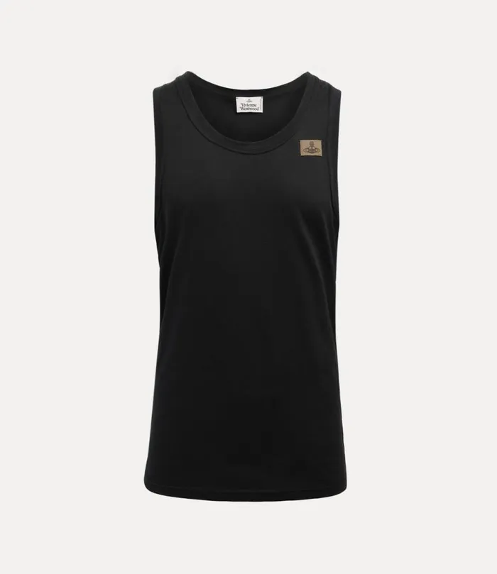 Men Uni Vest Black Vivienne Westwood TShirts And Polos