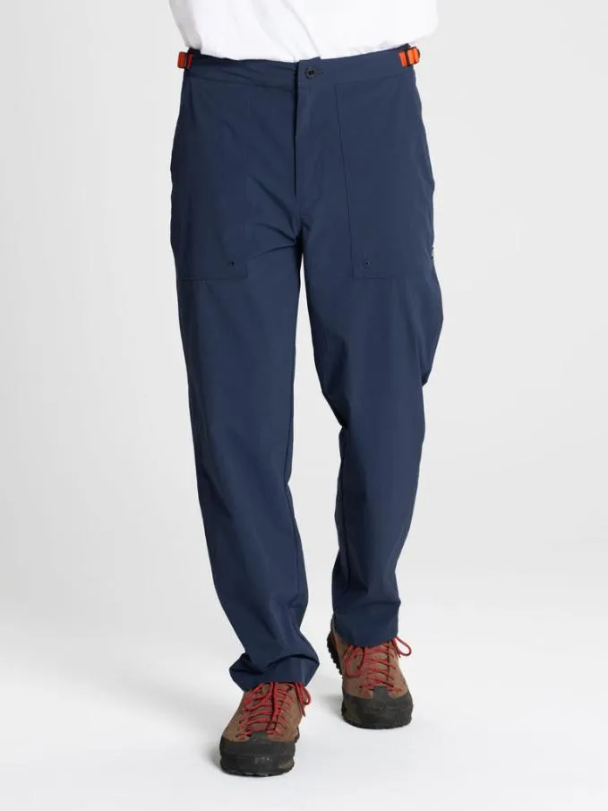 Men Walker Trouser Navy Finisterre Trousers and Jeans