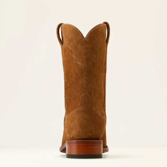 Men Western Boots Ariat Bench Made Clanton Western Boot Oiled Tan Roughout Men Western Boots Ariat Bench Made Clanton Western Boot Oiled Tan Roughout