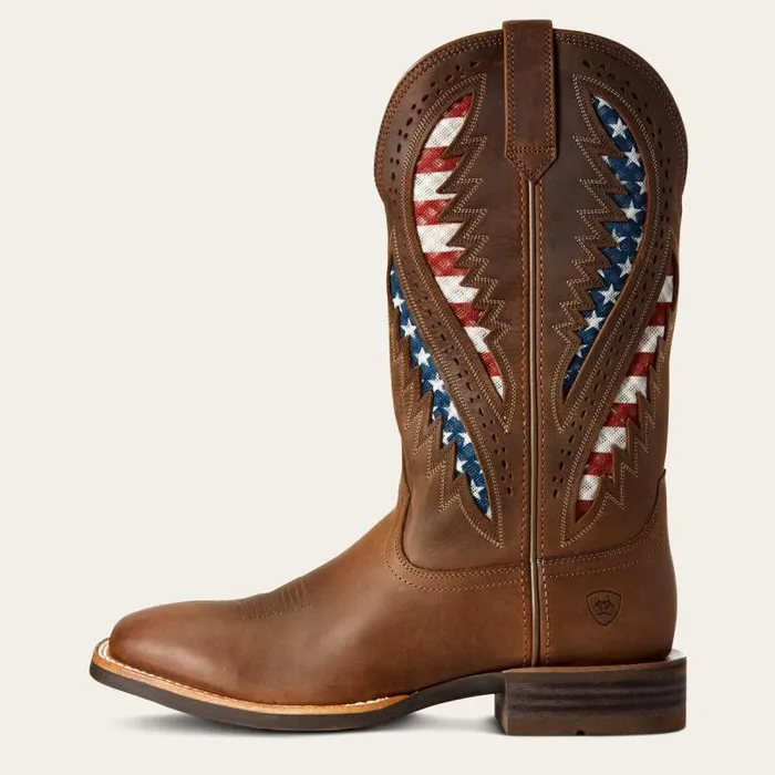 Men Western Boots Ariat Quickdraw VentTEK Western Boot Distressed Brown Men Western Boots Ariat Quickdraw VentTEK Western Boot Distressed Brown