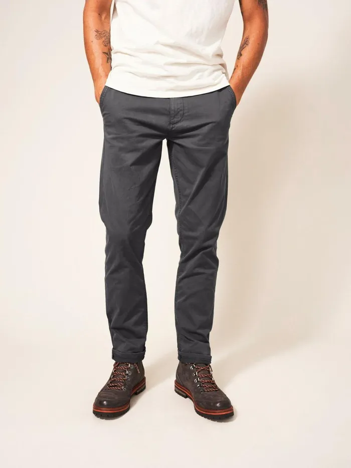 Men White Stuff Chinos Sutton Organic Chino Trouser Dk Grey Men White Stuff Chinos Sutton Organic Chino Trouser Dk Grey