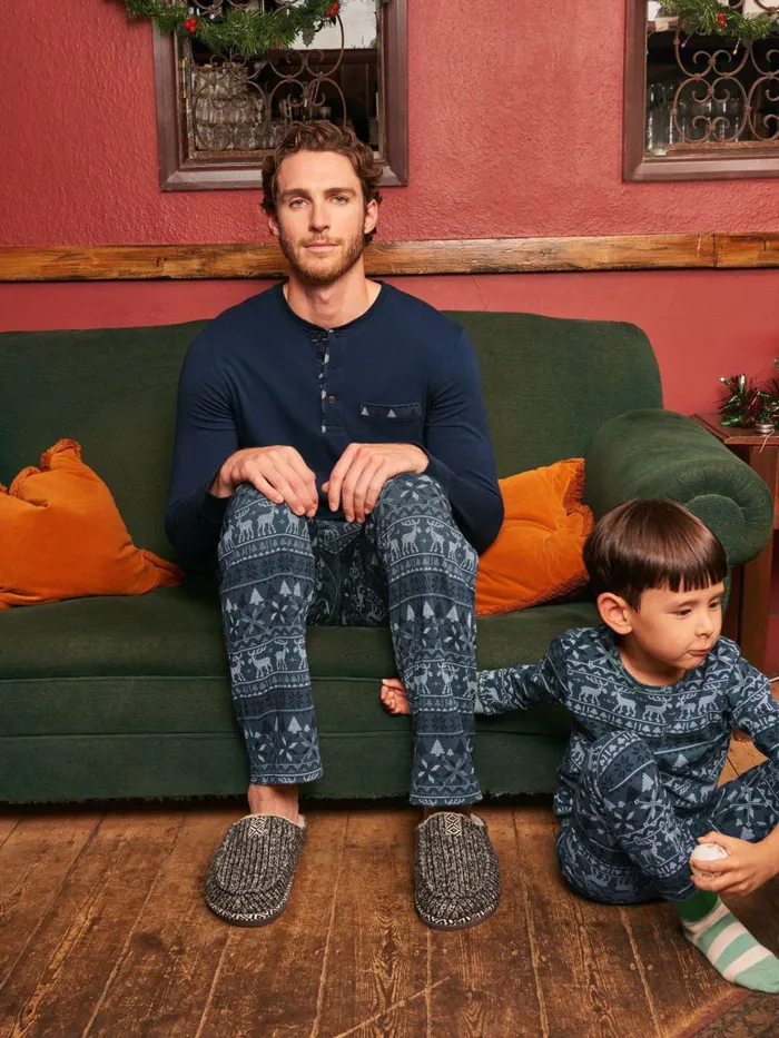 Men White Stuff Pyjamas Moose Novelty PJ Trouser Navy Print Men White Stuff Pyjamas Moose Novelty PJ Trouser Navy Print