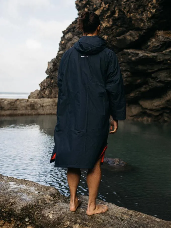 MenWomen Tego Long Sleeve Robe Navy Flame Finisterre Swimwear