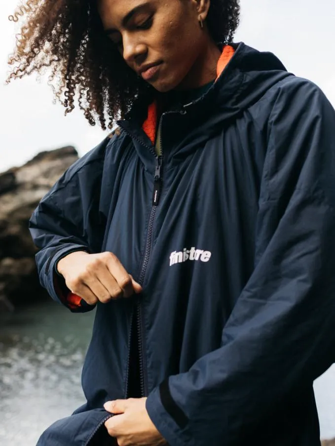 MenWomen Tego Long Sleeve Robe Navy Flame Finisterre Swimwear