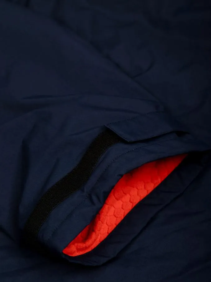 MenWomen Tego Long Sleeve Robe Navy Flame Finisterre Swimwear
