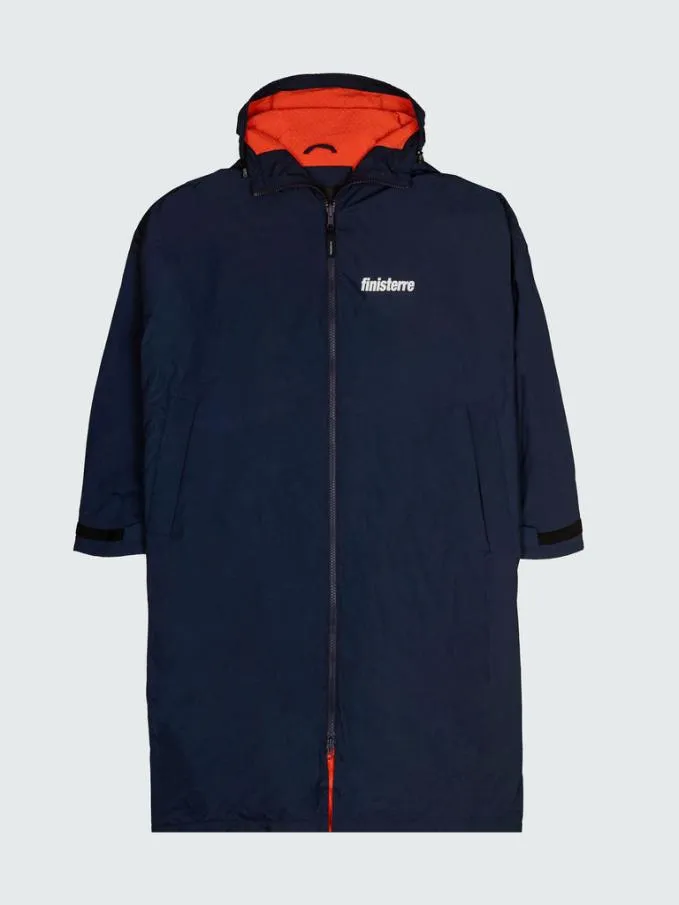 MenWomen Tego Long Sleeve Robe Navy Flame Finisterre Swimwear