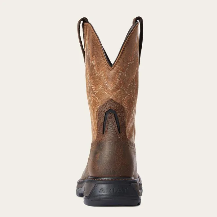 Men Work Boots Ariat Big Rig Work Boot Rye Brown Men Work Boots Ariat Big Rig Work Boot Rye Brown
