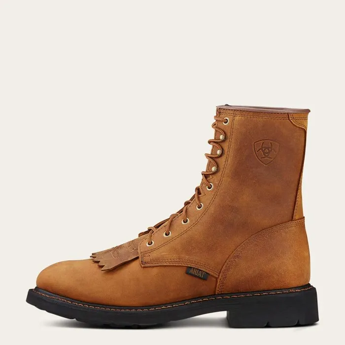 Men Work Boots Ariat Cascade 8034 Work Boot Aged Bark Men Work Boots Ariat Cascade 8034 Work Boot Aged Bark