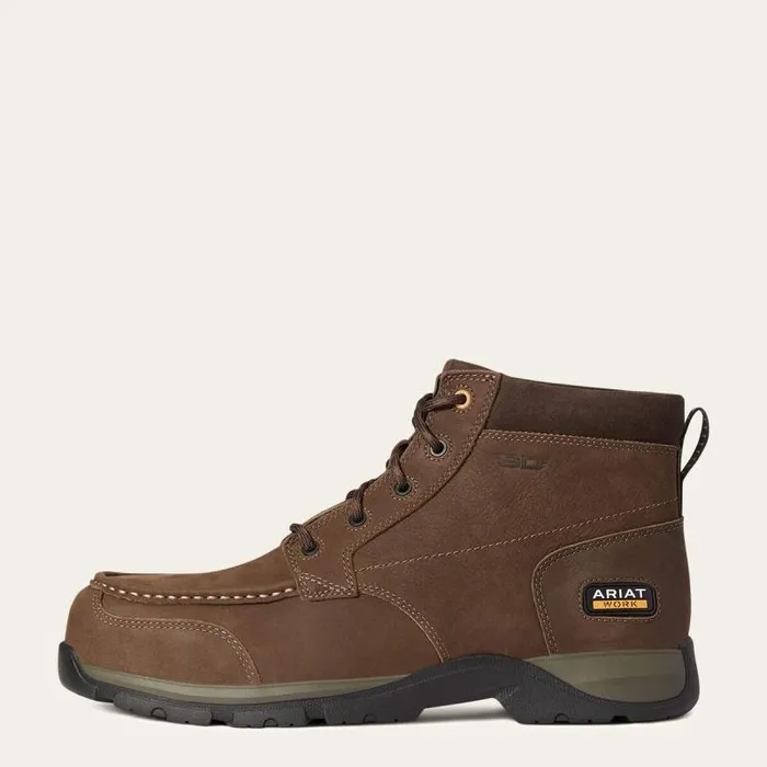 Men Work Boots Ariat Edge LTE Chukka Static Dissipating Composite Toe Work Boot Dark Brown Men Work Boots Ariat Edge LTE Chukka Static Dissipating Composite Toe Work Boot Dark Brown