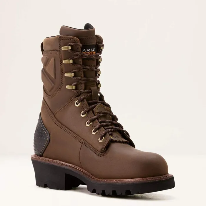 Men Work Boots Ariat Powerline 8034 Waterproof Work Boot Oily Distressed Brown Men Work Boots Ariat Powerline 8034 Waterproof Work Boot Oily Distressed Brown